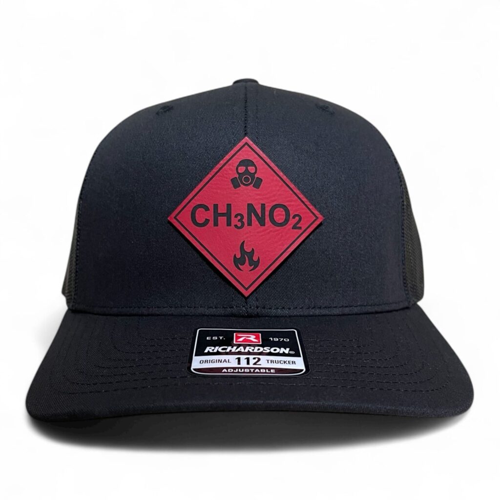 CH3nO2 nitromethane nitro trucker hat